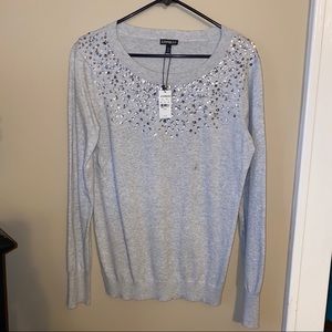 NWT Express sweater with bling